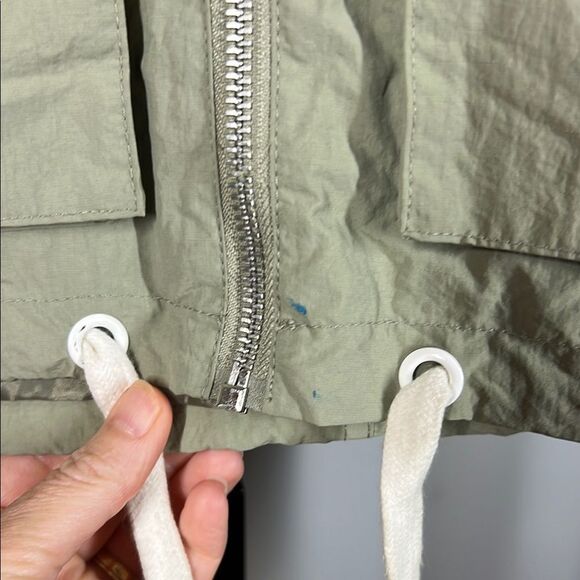 SO Green Utility Jacket Cropped Style - Picture 4 of 8